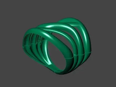 Plain Ring Women Ready STL 3DM Models Womens Rings 3D models 3D print model get