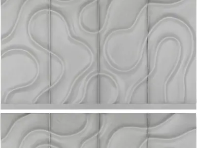 Nebula 3d wall panel 3D model