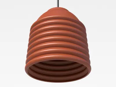 Touch Pendant Lamp Horizontal 3D model