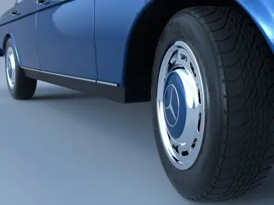 Mercedes-Benz W123 E-Class 3D model