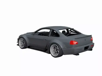 High Performance Urban Sports Car Track Inspired Design 01 3D model