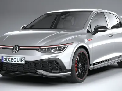 Volkswagen Golf GTI Clubsport 45 2021 3D model