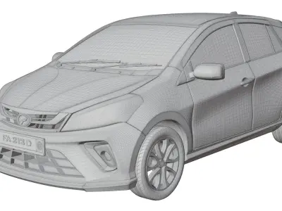 Perodua Myvi G3 3D model