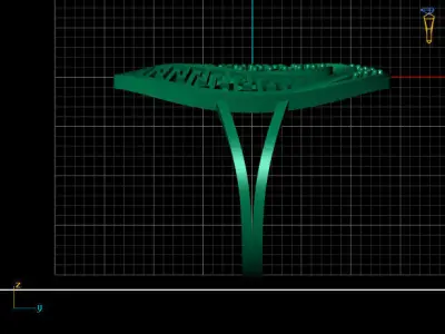 Women Ring STL Womens Ring 3d models 3D print model 3D print model get