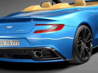 Aston Martin Vanquish Volante 2014 3D model