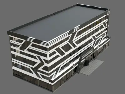 Office Building ID044 3D model