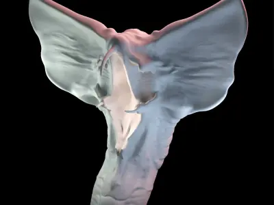 Prometheus Snake Bust 3D print model