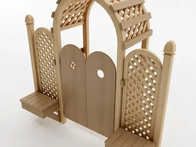 Arbor Trellis Style 5 3D model