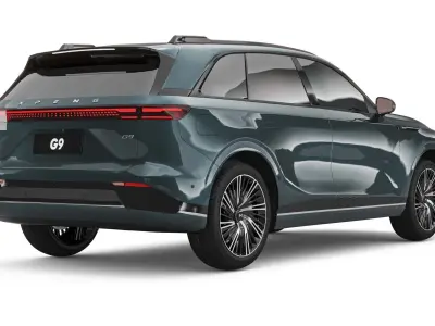 2025 Xpeng G9 With Interior 3D model