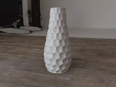 Loft Concrete Vase 3D model