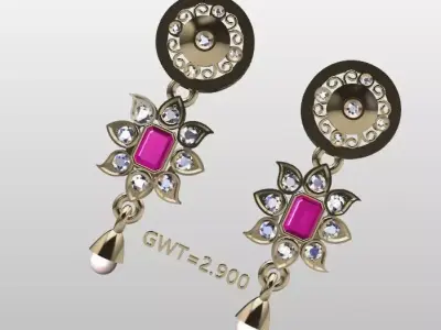 FASION EARING  3D model buy