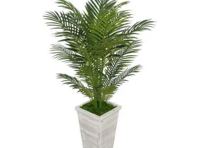 Artificial Floor Areca Palm Tree in Planter 3D model