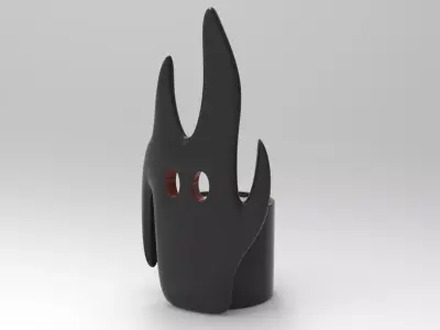Mufe Candlestick Low-poly 3D model