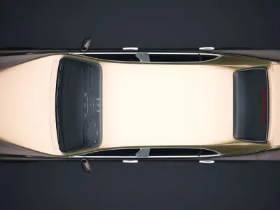 Bentley Mulsanne Low-poly 3D model