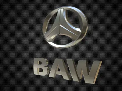 baw logo 3D model