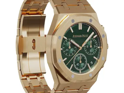 Audemars Piguet Royal Oak selfwinding Chronograph gold 3D model