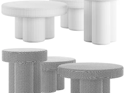 Miniforms SODA Glass Luxury Coffee Table 3D model