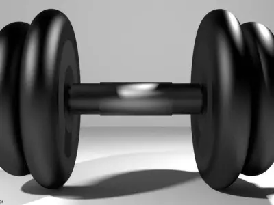 Exercise Equipment Dumbell 3D model
