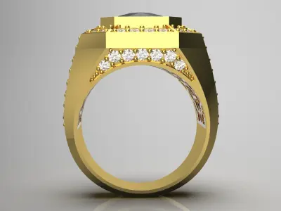 luxury man ring mr0221 3D print model