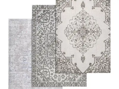 Rug Set 1422 3D model