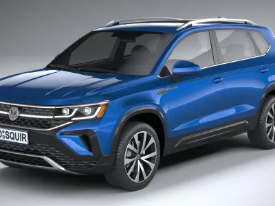 Volkswagen Taos 2022 3D model