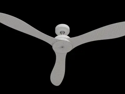 Capri 52 Dc Ceiling Fan Low-poly 3D model