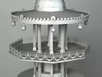 TEMPLETE carousel 3D model