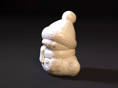 Snowman 3D print model
