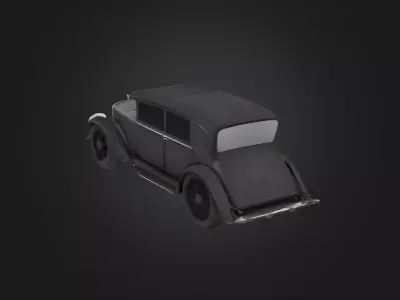 Vintage Classic car 3d model 3D model