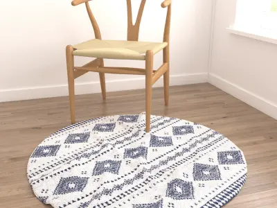Rugs No 993 Low-poly 3D model