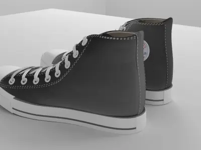 Converse All Star Shoes 3D model