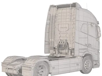 Volvo FH16 4x2 2020 3D model