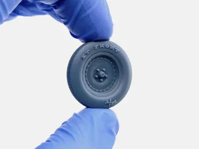 15x3 Center Line Auto Drag Wheel MT ET Front 26 Tire 3D print model