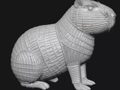 Capybara 3D print model