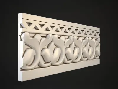 Moulding decorative molding 3D model