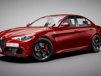 Alfa Romeo Giulia Quadrifoglio 3D model