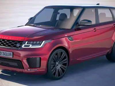 Range Rover Sport 2018 3D model