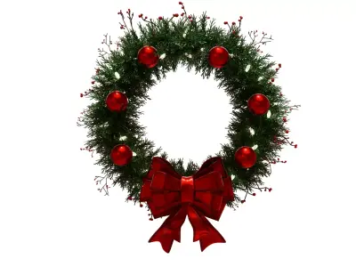 Christmas Wreath 3D model