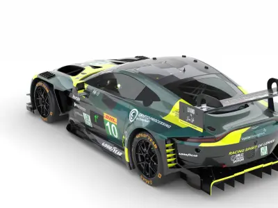 Aston Martin Vantage LMGT3 2025 WEC  3D model