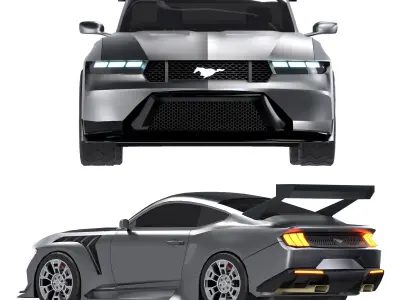 ford mustang gtd 2025 3D model