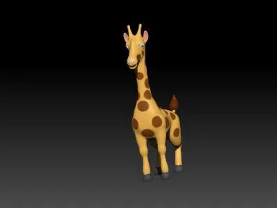 Giraffe 3d model 3D model