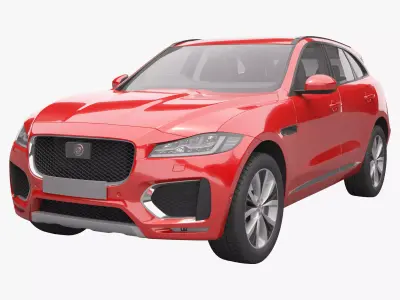 Jaguar F-Pace 3D model