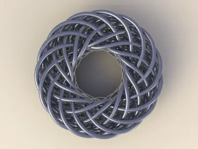 Mathematical art 3D print model