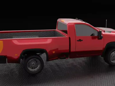 2020 Chevrolet Silverado 3500HD Single Cab  3D print model