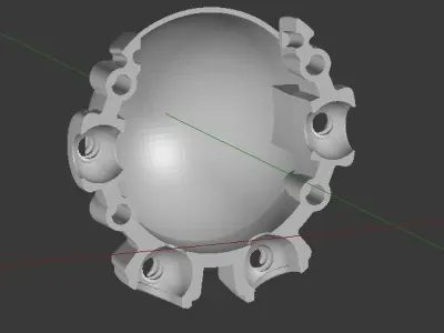 Robox robot with head and arms 3D print model