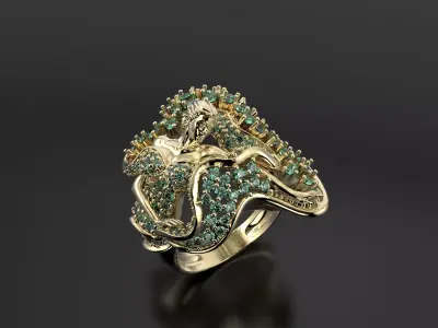 Magerit ring  3D print model