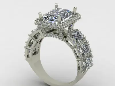 Wedding ring 03  3D print model