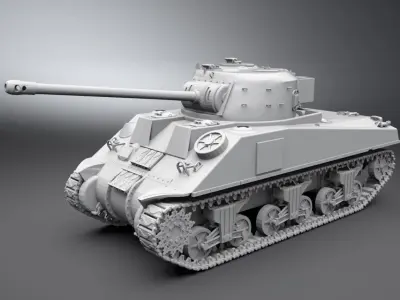Sherman firefly Scale model 3D print model