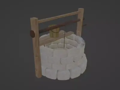 Medieval Well Free 3D model