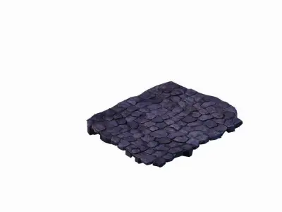 Stone Blood Birdhouse Chamber - Ground Stone Brick 01 3D model